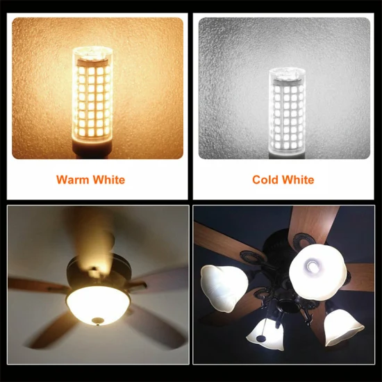 Luzes led reguláveis ​​mini 102 lâmpadas de milho led g4 g9 ba15d e11 e12 e14 e17 9w substituir lâmpadas halógenas 80w 220v 110v para casa